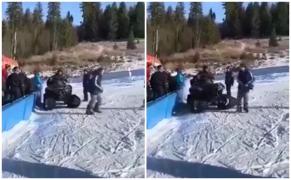 Incident grav pe pârtia Topliţa