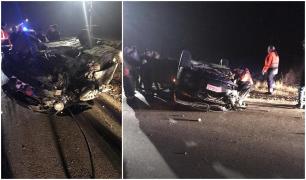 Din cauza vitezei prea mari, un şofer s-a răsturnat cu maşina
