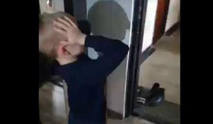 Luca şi-a văzut tatăl după şase luni