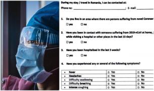 "Aveţi febră? Dureri de cap?" Formularul pe care trebuie sa îl completeze cei care vin din Italia