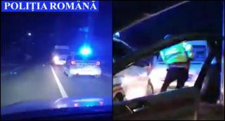 Traficant de țigări, oprit cu focuri de armă la Suceava