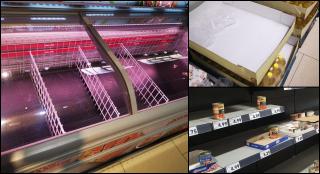 Rafturi golite în hipermarketurile din București, de frica coronavirusului