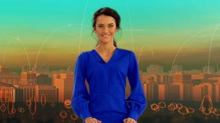 Prezentatoarea Horoscopului, Rosse, în platoul Observator