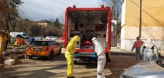 Tatăl copilului s-a întors de curând din Lombardia