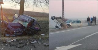 Un tânăr a murit pe loc la Roşiori, în Bihor, într-un accident în care au fost implicate patru maşini