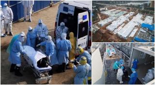 China a publicat imagini cu primii pacienţi infectaţi cu coronavirus care au fost transferaţi la spitalul Huoshenshan din Wuhan