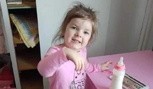 Emily Laver la vârsta de 3 ani