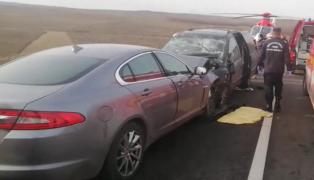 Şapte persoane se aflau în cele două maşini implicate în accident