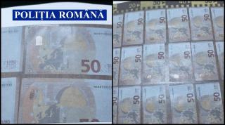 Trei falsificatori de bancnote euro au fost prinși la Baia Mare