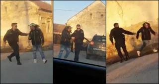 Poliţist de frontieră, umilit şi înjurat de un tânăr pe care încerca să-l reţină, în Timiş (Video)