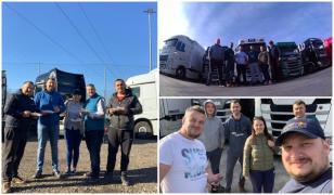 Şoferi români de TIR în Italia