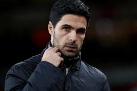 Mikel Arteta la un meci al echipei Arsenal