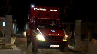 Ambulanță cu un pacient de coronavirus