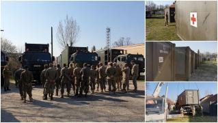Militarii români vor construi un spital mobil în 5 zile: "Contați pe noi" (Video)