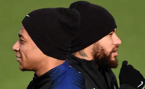 Neymar și Mbappe