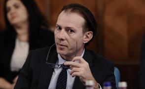 Florin Cîțu la o ședință de guvern