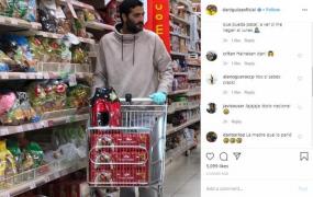 Daniel Guiza și-a făcut provizii pentru carantină