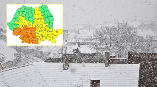 Codul portocaliu este valabil în 12 județe din Oltenia, Muntenia și Banat