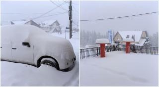 Ninge la Rânca, este cod portocaliu în Gorj