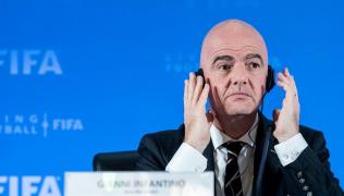 Gianni Infantino, în cadrul unui eveniment