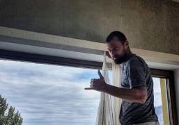 Gabriel Tamaș, în locuința sa