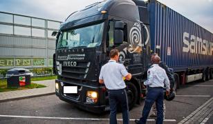 Șofer român de TIR