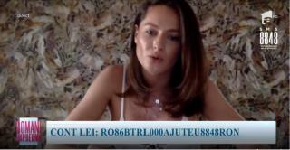Raluka, la Teledonul Români Împreună: Un băiețel de 7 ani, bolnav de cancer, și-a donat alocația (Video)