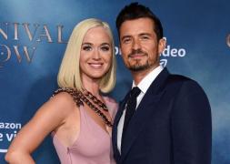Katy Perry alături de logodnicul său, Orlando Bloom