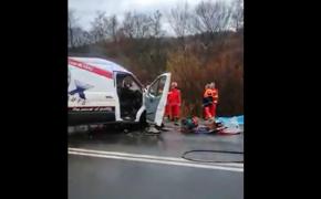 Accidentul s-a produs în judeţul Sibiu