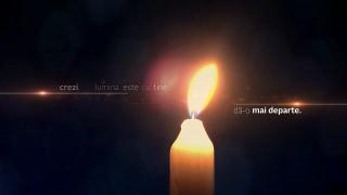 Lumânare în clipul Observator Împarte Lumina