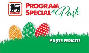 Program Paşte Mega Image. Când vă puteţi face cumpărăturile de Paşte, online sau în magazine