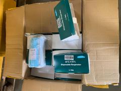 120.000 de măști de protecție, înregistrate ca periuțe de dinți, confiscate de polițiștii din Ilfov