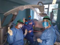 Pacientă cu coronavirus operată pe creier la Spitalul de Neurochirurgie din Iași (Video)