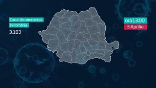 Harta județelor cu cazurile de coronavirus confirmate în România