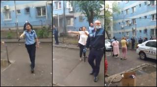 Scandal transmis live în cartierul Rahova