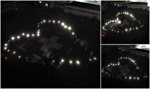 O inimă de lumină, mesajul emoționant al medicilor de la Spitalul Județean din Timișoara