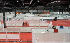 Trei femei au fost ultimii pacienți externați de la spitalul mobil din Madrid