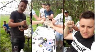 Petrecere cu manele și băutură în Olt