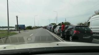 Coadă de mașii în vama Nădlac