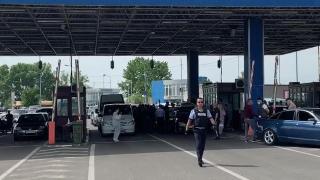 Mașini controlate în punctul de frontieră de la Nădlac I