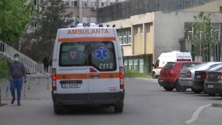 Ambulanţă de Dolj filmată din spate