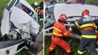 Locul accidentului de la Suceava