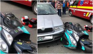 Un motociclist a murit, în București, lovit de un autoturism care nu i-a acordat prioritate