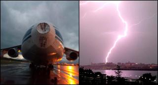 Un avion de marfă "Antonov", lovit de fulger în timp ce ateriza