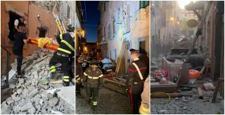 Românca prinsă sub dărâmături este în stare critică