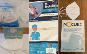 Modele de măști aflate pe sistemul de alertă rapidă RAPEX privind produsele periculoase.