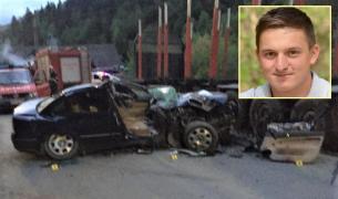 Ionuț Cozma a murit pe loc în accidentul din Dămuc