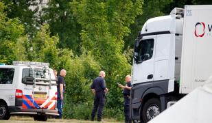 Șofer român de TIR