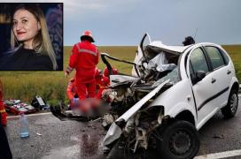Vasilica a murit într-un accident cumplit, după ce mașina condusă de prietena ei a intrat pe contrasens (Video)