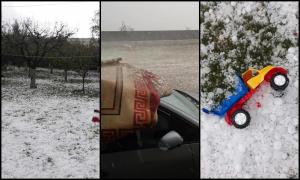 Furtună cu grindină